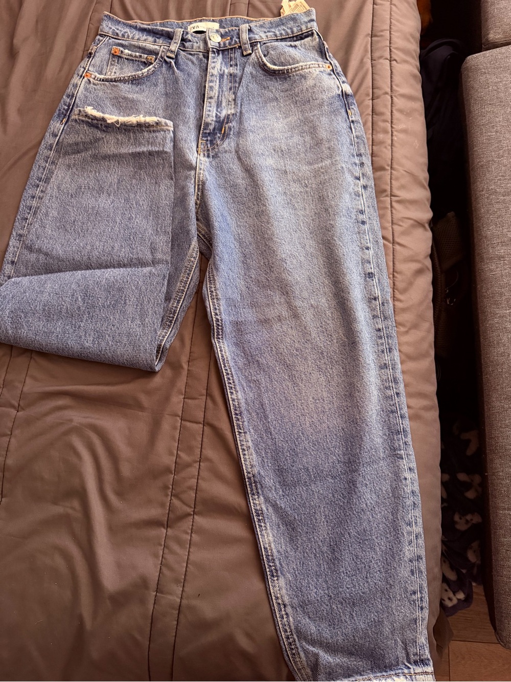 Classic Light Wash High-Rise Jeans